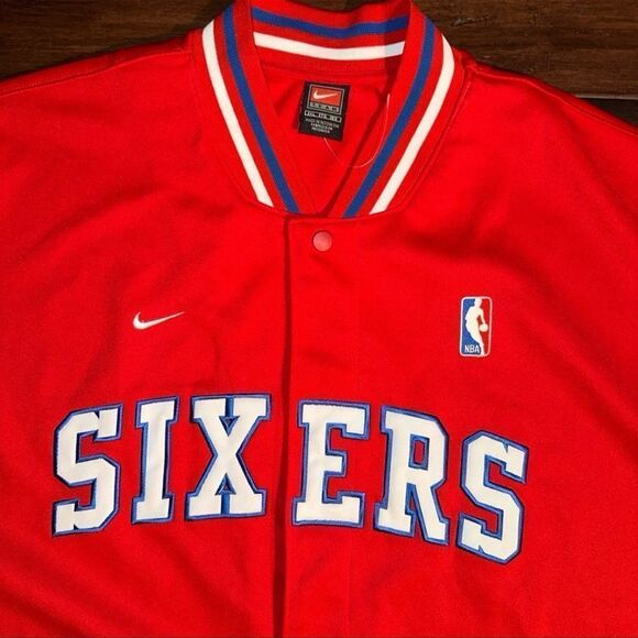 Vintage Nike Sixers Jersey: Buttonfront - Picture 6 of 6